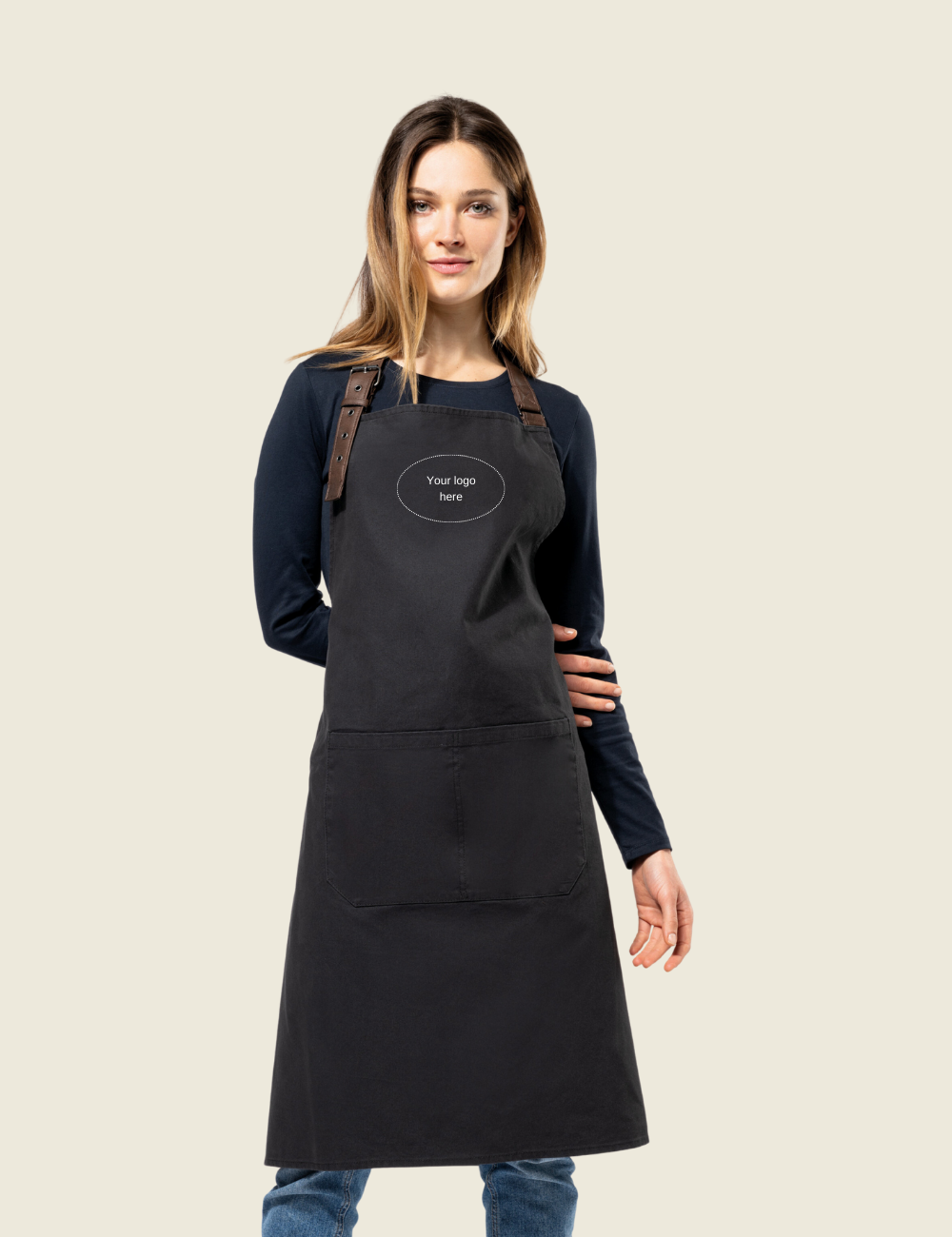 Avental efeito vintage